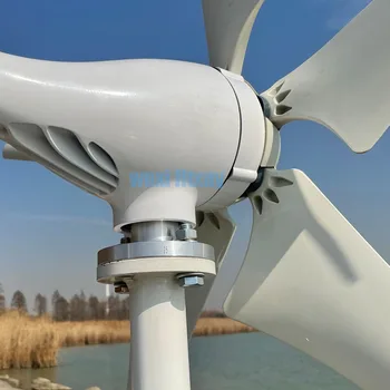 Kitajske tovarne 800W 12v 24v 48v nove horizontalne osi turbin na veter Veter generator z mppt krmilnik ZA domačo uporabo