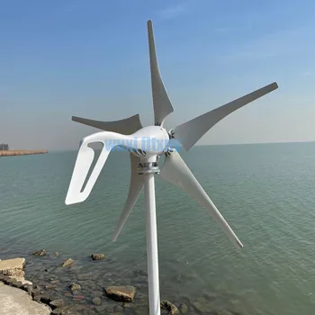 Kitajske tovarne 800W 12v 24v 48v nove horizontalne osi turbin na veter Veter generator z mppt krmilnik ZA domačo uporabo