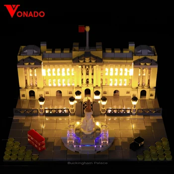 LED luči Združljiv za lego 21029 Arhitekture Serije Buckinghamska Palača Stavbe, Bloki, Opeke, Igrače, Darila le svetloba