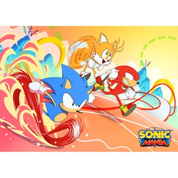 DIY Vezenje Diamond Sonic Hedgehog Sliko Doma Dekor Slikarstvo Animacija Igra Vlogo Celoten Krog Vaja Navzkrižno Šiv Wall Art