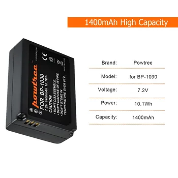1400mAh Nadomestna BP-1130 BP-1030 Baterije Združljiv z Samsung postajo nx200 NX210 NX300, NX500, NX1000, NX1100 NX2000