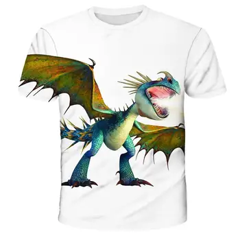 2020 moške priljubljenih 3D t-shirt za moške animacija brez zob 3D tisk T-shirt risanka moška T-shirt kul T-shirt hip-hop T-shirt