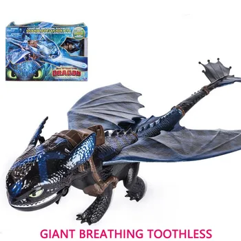 Resnično, Kako Train Your Dragon 3 velikan dihanje brez zob Dejanje slika Toyless Brezzobo Igrače Za Otroke Darila za Rojstni dan