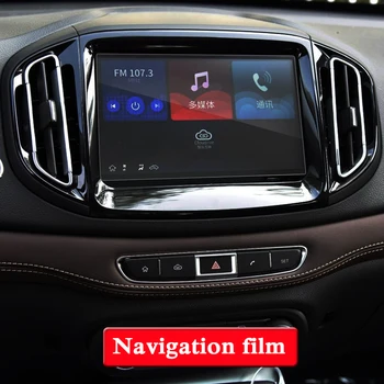 Za Chery Tiggo 7 2017-2019 GPS Navigacijski Zaslon Steklo Zaščitno folijo nadzorna plošča Zaslon Zaščitna folija Notranja Oprema