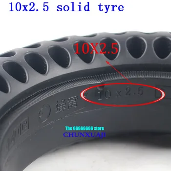 10 inch10x2.50 10x2.25 satja trdna pnevmatike, ki ustreza Električni Skuter Bilance Pogon Kolesa, Pnevmatike 10x2.5 Ne-napihljive Pnevmatike