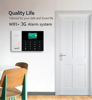 PGST PG105 3G WIFI Alarmni Sistem RFID Kartice APP Daljinski upravljalnik Brezžični Home Security Pametni Dom Alarm Kompleti
