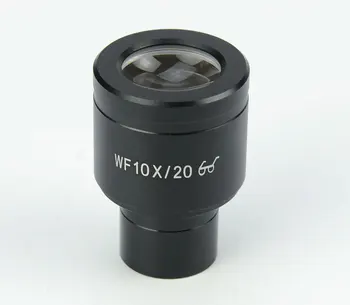 WF10X/20mm Biološki Mikroskop Okular za 23,2 mm Kalibra Visoko Oči Točke Široko Polje Očesni Objektiv Microscopio Dodatki