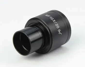 WF10X/20mm Biološki Mikroskop Okular za 23,2 mm Kalibra Visoko Oči Točke Široko Polje Očesni Objektiv Microscopio Dodatki