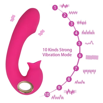 VATINE Oralni Seks Dildo Lizanje Jezika Vibrator Ženski Masturbator Klitoris Vagine Stimulator za Odrasle Sex Igrače za Ženske