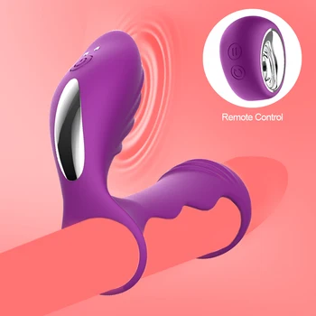 Nosljivi Dildo, Vibrator Nekaj Spola Igrače, Brezžični Daljinski upravljalnik Sex Igrače za Žensko Klitoris Stimulacija Penisa Trener Sex Shop