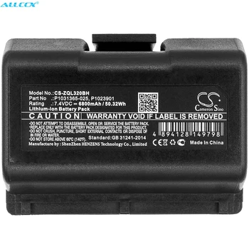 Cameron Kitajsko 6800mAh Baterija za Zebra QLN220,QLn220HC,QLN320,QLn320HC,ZQ500,ZQ510,ZQ520,ZQ610,ZQ620,ZR628,ZR638,ZQ610HC,ZQ620HC