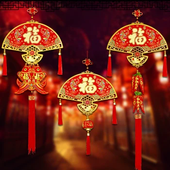 Orientalski Novo Leto Dekor Čisto Obrt, Pletenje Kitajski Vozel Tassel Obesek Visi Okraske Tradicionalne Rdeče Lucky Lucky Fu