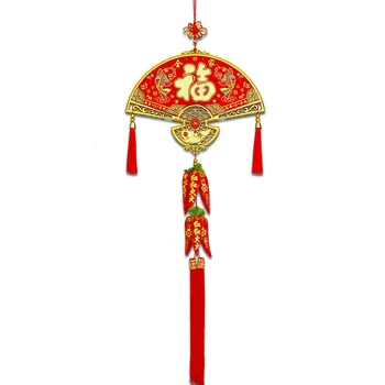 Orientalski Novo Leto Dekor Čisto Obrt, Pletenje Kitajski Vozel Tassel Obesek Visi Okraske Tradicionalne Rdeče Lucky Lucky Fu