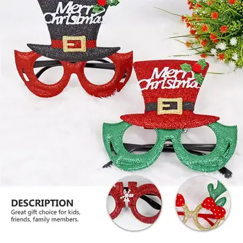 14pcs Božič Slog Očala Okvirji Smešno Očala Dekoracijo za Fotografiranje Prop Prop Kostum