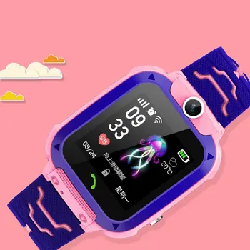 Novo V12 Otrok Pametno Gledati Večfunkcijsko Otrok Digitalno ročno uro Baby Watch Telefon Za IOS Android Otroci Božično darilo