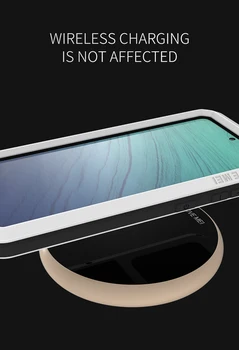 360 Celotno Zaščitno Shockproof oklep Primeru telefon za Samsung Galaxy S20 Ultra S20 Plus Opomba 10 Plus Kovin, Aluminija Odbijača Pokrov
