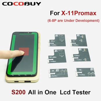 DL S200 LCD Tester Res Ton &Light Senzor Obnoviti Za iPhone Ｘ, Da 11Pro Max LCD Zaslon, Slike in 3D Dotik Funkcija Preverjanje Orodje