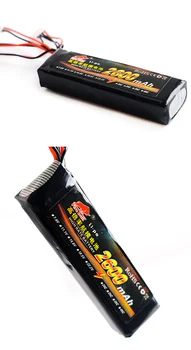 Ogenj Bika 11.1 V 2600mah 8C romont nadzor Li-po baterija za FS-TH9x JR Devo MC6 remont nadzor