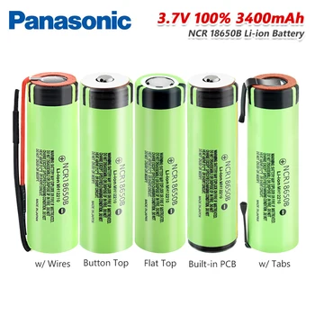 Panasonic 5 Vrst 18650 Baterijo 3,7 V 3400mAh ncr 18650B Polnilna Litij-Diy Baterije Li-ion Svetilko, Baklo Posebne