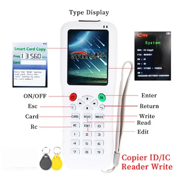 Angleški Različici iCopy s Polno Dekodiranje Funkcijo za Pametno Kartico Ključne Pralni 3 5 8 RFID, NFC, kopirni stroj IC ID Bralec Pisatelj Duplicator