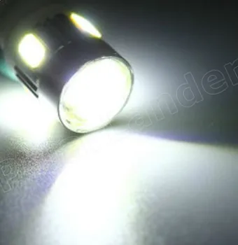 10 kosov najboljšo Ceno W5W 194 6 SMD 5630 LED Širina Označbe s Projektorjem Objektiv Svetlobe Žarnice registrske Tablice