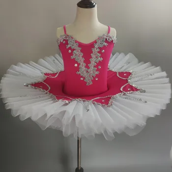 Profesionalna Balerina Balet Tutu Obleko Za Otroka, Otrok, Otroci, Dekleta, Odrasle Ženske, Palačinka Ples Leotard Obleko Swan Lake Kostum