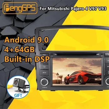 Za Mitsubishi Pajero 4 V97 V93 Android Radio 2006 - 2012 Avto DVD Predvajalnik, GPS Navigacija Stereo Vodja enote Zvoka DSP