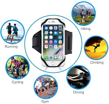 Univerzalen Šport, ki Teče Zapestnica Za iPhone 11 Pro Max SE 2020 XR 7 Mehko Siliocne Pajek Roko Posnetek Ohišje Za Samsung Note 20 S20