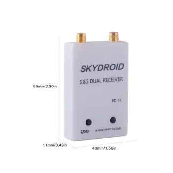 Skydroid 5.8 Ghz 150CH Res Raznolikosti UVC OTG Pametni FPV Sprejemnik za Android Tablet PC VR Slušalke FPV Sistem RC Brnenje