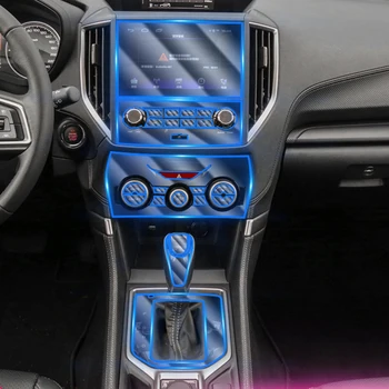 Avto Notranje Zaščitno folijo Navigacija Centralne Nadzorne Naprave TPU Pregleden Nevidni Film, za Subaru Gozdar 2019-2020