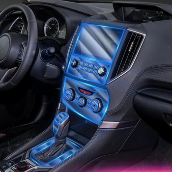 Avto Notranje Zaščitno folijo Navigacija Centralne Nadzorne Naprave TPU Pregleden Nevidni Film, za Subaru Gozdar 2019-2020
