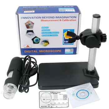 Novo 500X 1000X 8 LED Digitalni USB Mikroskop Endoskop Fotoaparat Microscopio Lupo Elektronski Mikroskop s Stojalom