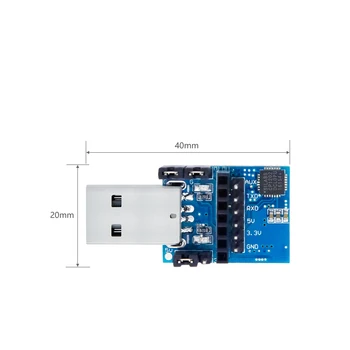 2pcs/veliko Test Odbor USB UART CP2102 E15-USB-T2 ebyte UART USB na TTL 3.3 V, 5V Brezžični Adapter Za RF Modul za Serijsko