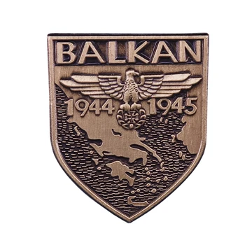WW2 nemška Balkana Ščit Medaljo Tretjega Rajha Wehrmacht Nagrade