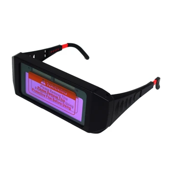 Samodejno Fotoelektrično Varjenje Očala Solar Powered Auto Temnenje Varjenje Čelada Maska Za Oči Buljiti Varjenje Stekla