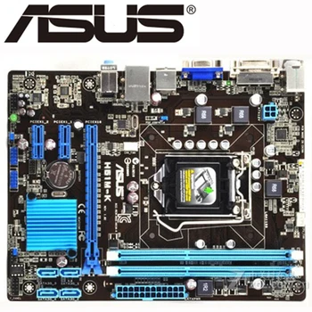 Original desktop motherboard za ASUS H61M-K matični plošči za intel LGA 1155 DDR3 USB2.0 16GB DVI VGA H61 uporabljajo plošče
