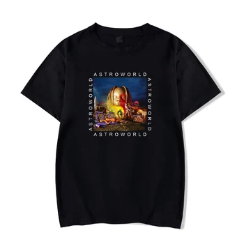 Travis Scotts Tiskanje T shirt Za Moške Priložnostne Moda Hip hop Kratek sleeve majica s kratkimi rokavi Moški Tee Vrhovi Človek, Poletje slog, Hipster Oblačila