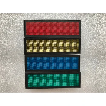 HD-NT44 Bela/Rdeča/Modra/Zelena Barva Led Ime Značko 44x11 Slikovnih pik USB Polnilne Za Prsi Kartico, Nalepko