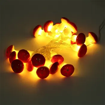 2M 20 LED Gob Oblika Žice Niz Lahka Baterija Upravlja Led Luči, Okraski za Božično zabavo Pravljice Luči Darilo Garland