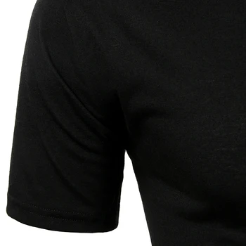 2020 Nova Blagovna Znamka Modnih Oblikovalec Shirt Mens Trdna Ovratnik Slim Kratek Rokav Gumb Casual Moški Oblačila