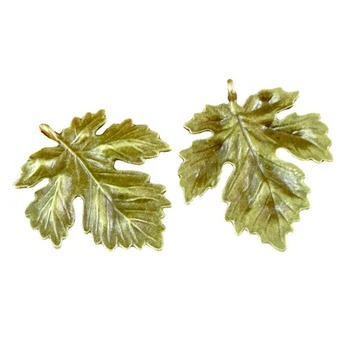20Pcs/Veliko Maple Leaf 37*35MM Antično Bronasto Prekrita Cinkove Zlitine Čare DIY Nakit Dodatki
