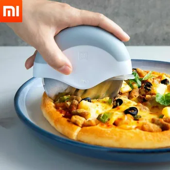 Youpin Xiaomi HUOHOU Pizza Rezilo iz Nerjavečega Jekla Torto Nož za Pizzo, Kolesa nož Izmenljive Kuhinja Orodja Za Peko Pite Vaflji