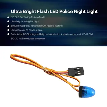 AUSTAR AX-516 Ultra Svetla Obračanje Utripa Policija LED Nočne Luči luči za RC Avto HSP TAMIYA CC01 Osno SCX10