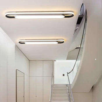 NEO Žar 400/600/800mm Sodobni led stropne luči za spalnico carridor foyer Black+belo pobarvane stropne svetilke svetilke 90-260V
