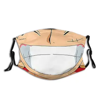 Luffy Nasmeh Ponovno Usta Masko Enem Kosu Pirati Anti Meglica, Prah Maske Z Filtri, Zaščitni Pokrov Respirator Usta Žarilna