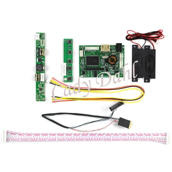HDMI Audio LVDS LCD Controller Board + Osvetlitev Inverter + 30P Kabel + Zvočnik za Ipad 2 1024 X 768 9.7