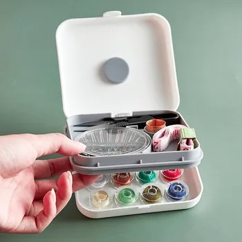 Magnetni Šivanje Box Set Večnamenski Dom Pripomoček Študent DIY Puzzle Sposobnost Dormitorij Mini Ročno Šivanje Igle & Šivanje Orodja