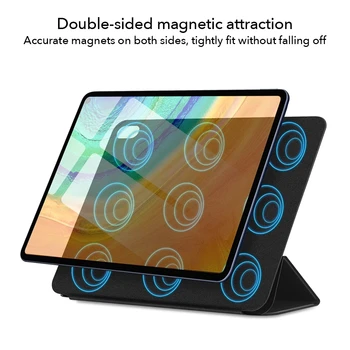 Dvojni Magnet Flip Primeru Za Huawei Matepad pro 10.8 Smart Spanja Primeru Kritje Za Huawei Tablet Matepadpro Magnetni Zaščitni Lupini