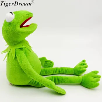 Vroče Prodajo 40 cm Žaba Plišastih Igrač najboljša igralka žabe Lutka Polnjene Živali Kermit Igrača Dropshipping Počitnice Darila Za Otroke