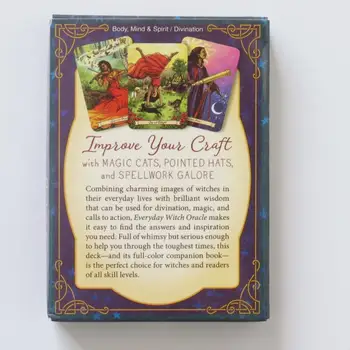 Novo Tarot krova oracles kartice skrivnostno vedeževanje Vsakdanje Čarovnica oracles krova za ženske, dekleta kartice igra družabne igre